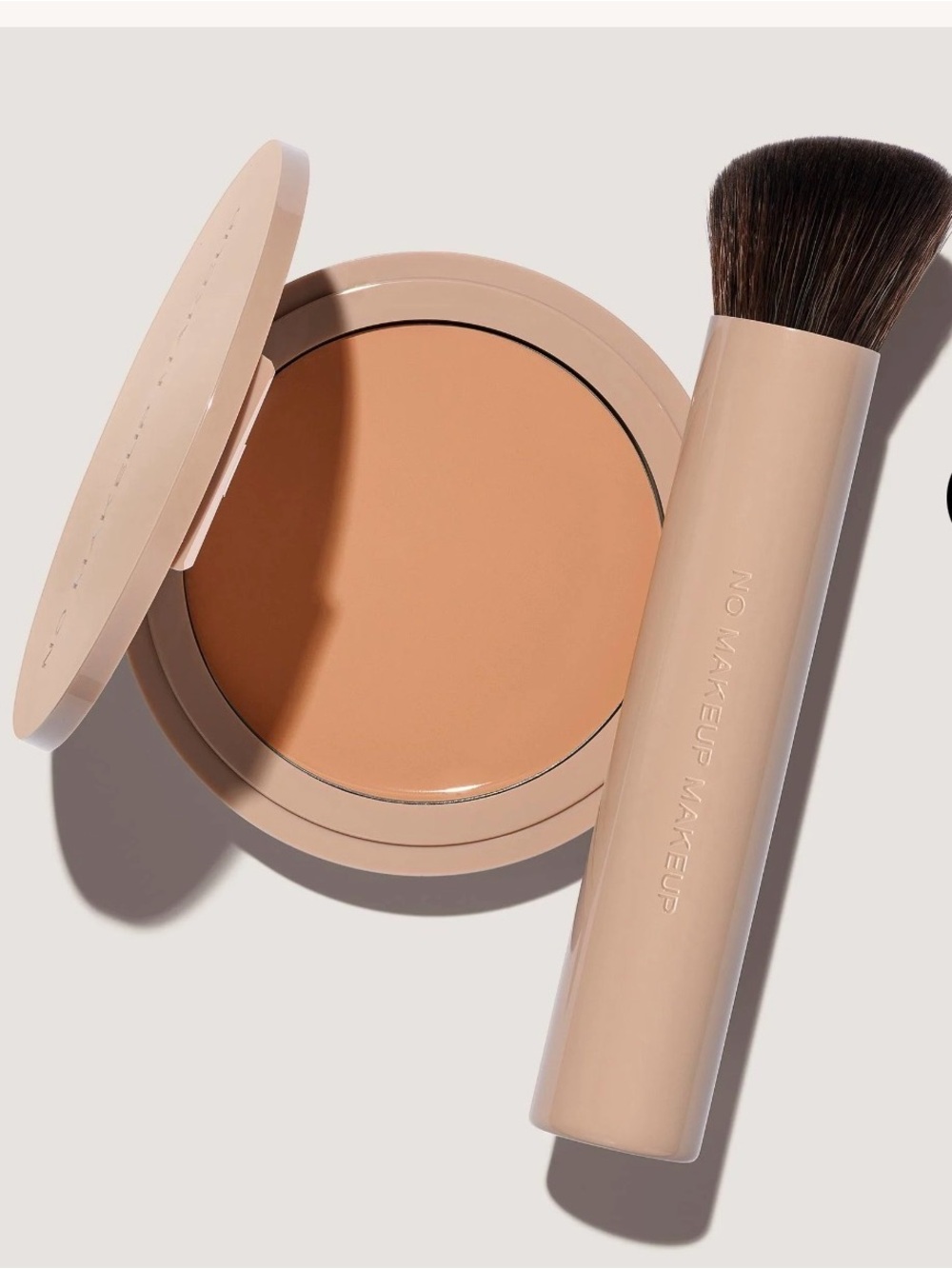 No Makeup Makeup foundation & brush set - Medium
